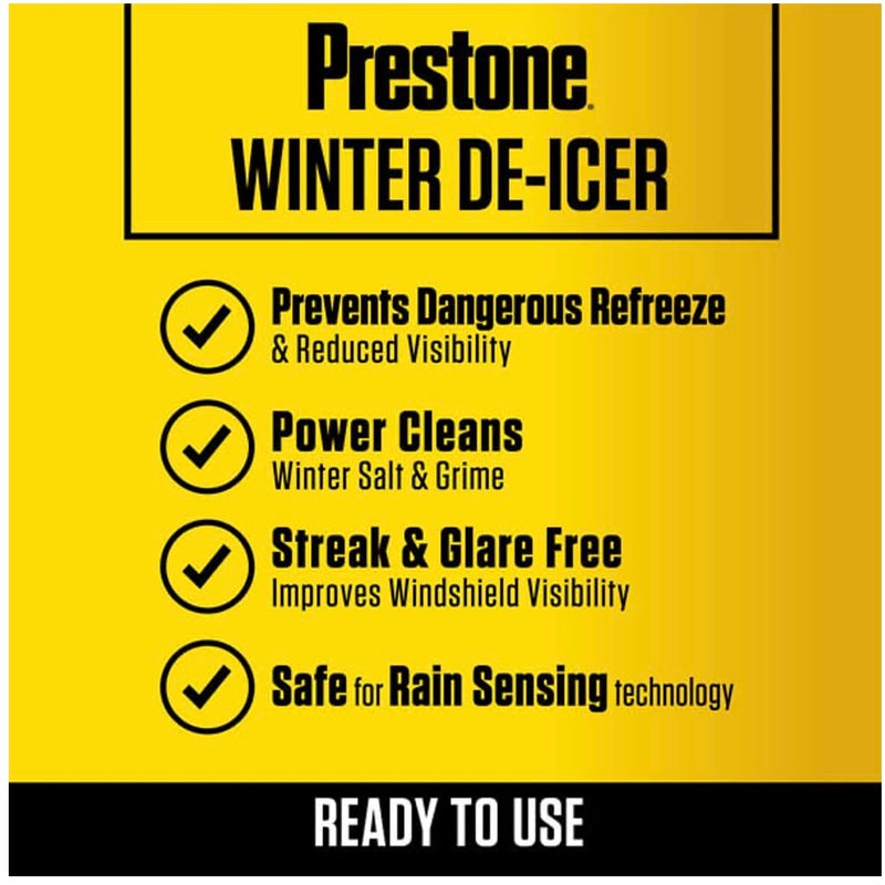 Prestone AS250 De-Icer Windshield Washer Fluid - 1 Gallon - Image 3